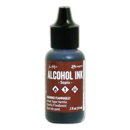 Alcohol Ink , Alcohol Ink / Sepia - Tim Holtz®  (15 ml)