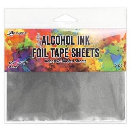Öntapas fólia 4.25" x 5.5", Alcohol Ink / Foil Tape Sheets  - Tim Holtz®  (6 ív)