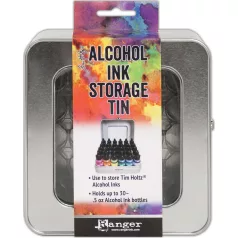   Ranger Tárolódoboz Alcoholi Ink-hez / Tim Holtz Alcohol Ink Storage Tin (1 db)