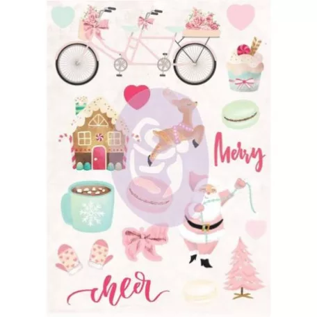 Pufi matrica, Santa Baby / Puffy Stickers (1 db)