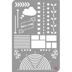 Stencil Bullet Journal / Edges 1 (1 db)