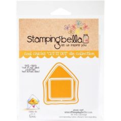   Vágósablon, bélyegzőhöz CIO347, Stamping Bella Cut It Out Dies / Mail Chick (1 csomag)