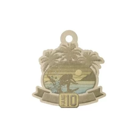 WRMK Dombornyomott címke - Hang 10 - Vintage-T (1 db)