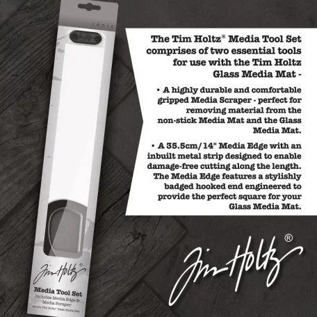 Tonic Studios Kiegészítő eszköz Üvegalátéthez Tim Holtz Media Tool Set (1 db)