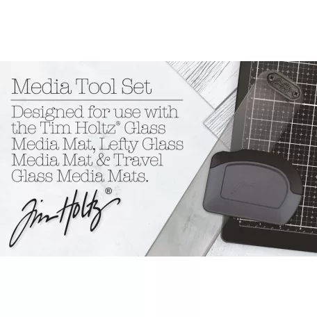 Tonic Studios Kiegészítő eszköz Üvegalátéthez Tim Holtz Media Tool Set (1 db)