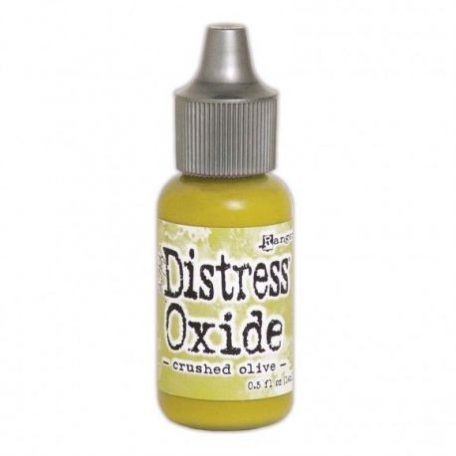 Ranger Distress Oxide Tintapárna Utántöltő - Crushed Olive - Tim Holtz Oxide Re-Inker (1 db)