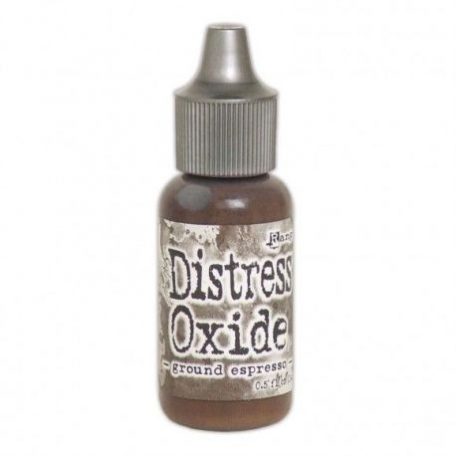 Ranger Distress Oxide Tintapárna Utántöltő - Ground Espresso - Tim Holtz Oxide Re-Inker (1 db)