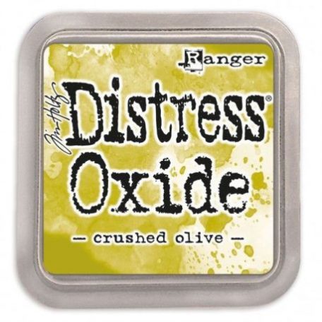 Ranger Distress Oxide Tintapárna - Crushed Olive - Tim Holtz (1 db)