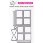 Vágósablon MFT-1364, Die-Namics / Gift Shaker Window & Frame (1 csomag)
