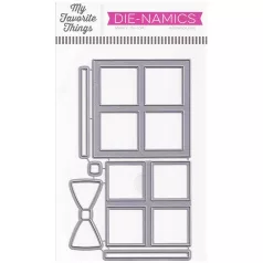   Vágósablon MFT-1364, Die-Namics / Gift Shaker Window & Frame (1 csomag)
