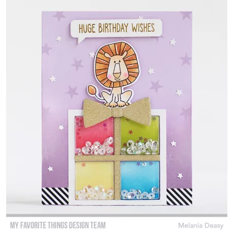 Vágósablon MFT-1364, Die-Namics / Gift Shaker Window & Frame (1 csomag)