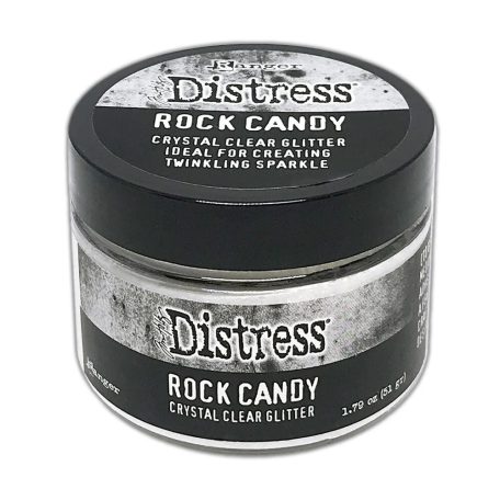 Csillámpor , Distress dry glitter / clear rock candy -  (80 gramm)