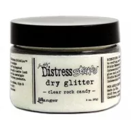   Csillámpor , Distress dry glitter / clear rock candy -  (80 gramm)