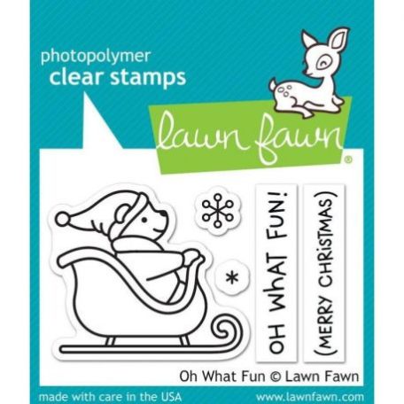 Szilikonbélyegző LF1776, Clear Stamps / Oh What Fun -  (1 csomag)