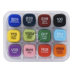   Grafikai filctoll készlet , Copic CLASSIC Marker / Basic Set  - 12 color (12 db)