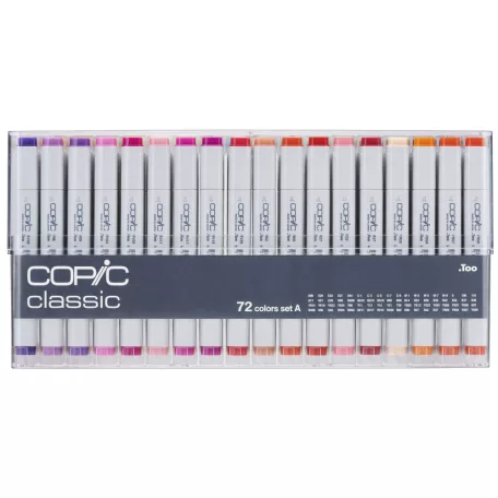 Grafikai filctoll készlet , Copic CLASSIC Marker / Set A - 72 color (72 db)