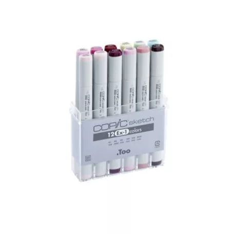 Grafikai filctoll készlet , Copic SKETCH Marker / Set of 12 EX-1 -  (12 db)