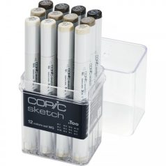   Copic Sketch alkoholos marker - Set of 12 Warm Gray -  Copic SKETCH (12 db)