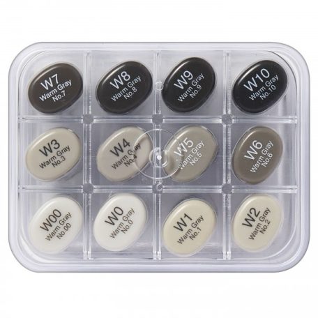 Copic Sketch alkoholos marker - Set of 12 Warm Gray -  Copic SKETCH (12 db)
