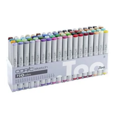 Grafikai filctoll készlet , Copic SKETCH Marker / Set B - 72 color (72 db)