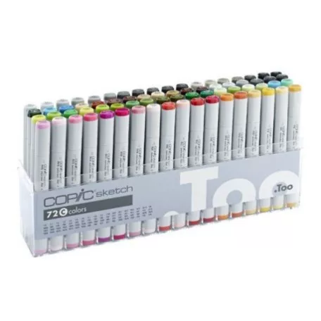 Grafikai filctoll készlet , Copic SKETCH Marker / Set C - 72 color (72 db)