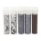 Díszítőelem , Glitter &Flitter Set / Black/Silver -  (5 db)
