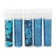 Díszítőelem , Glitter &Flitter Set / Blue -  (5 db)