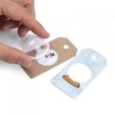   Dimensional Domes 663559, Sizzix Accessory / Használható a 663119 vágósablonhoz (1 csomag)