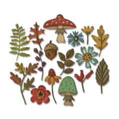   Vágósablon 663087, Thinlits / Funky Foliage - Tim Holtz (1 csomag)