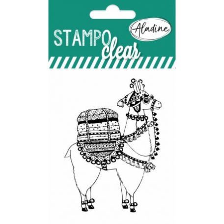 Szilikonbélyegző , Aladine Clear Stamp  / Llama 1 - Llama 1 (1 csomag)