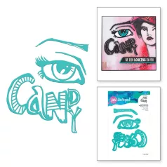   Vágósablon JDD-042, JD Cutting Templates / Eye Candy - Jane Davenport (1 csomag)