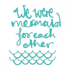   Vágósablon JDD-033, JD Cutting Templates / Mermaid for Each Other  - Jane Davenport (1 csomag)
