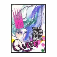   Vágósablon JDD-025, JD Cutting Templates / Queen For A Day - Jane Davenport (1 csomag)