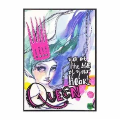   Vágósablon JDD-025, JD Cutting Templates / Queen For A Day - Jane Davenport (1 csomag)