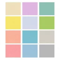   Papírkészlet 12", Cardstock / multipack pastel -  (24 lap)