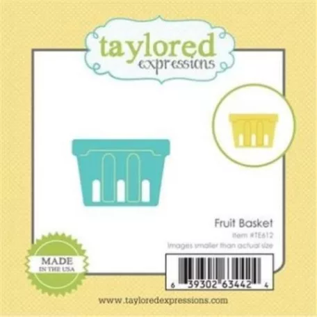 Vágósablon - mini TE612, Taylored Die / Fruit Basket (1 csomag)