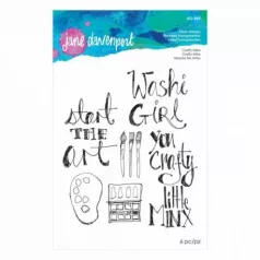   Szilikonbélyegző , JD Clear Stamps / Crafty Minx - Jane Davenport (1 csomag)