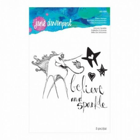 Szilikonbélyegző , JD Clear Stamps / Unicorn Sparkle - Jane Davenport (1 csomag)