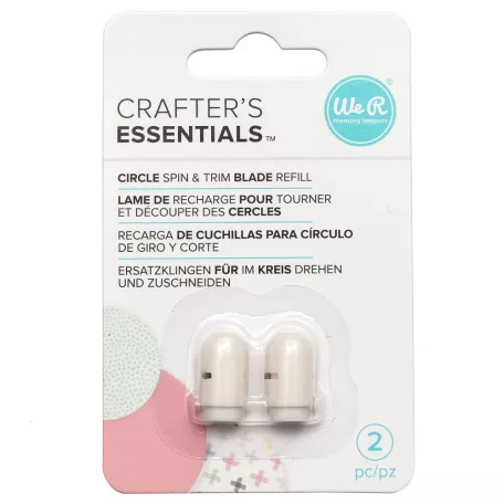 We R Makers Pótpenge Körvágó eszközhöz Circle Spin & Trimmer Refill Blades (2 db)