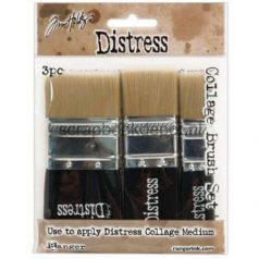   Ecset 3 pack, Distress collage / Collage Brush - Tim Holtz (3 db)