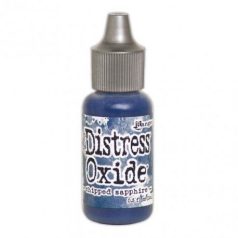   Ranger Distress Oxide Tintapárna Utántöltő - Chipped Sapphire - Tim Holtz Oxide Re-Inker (1 db)