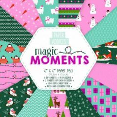   Papírkészlet 6", Paper Pad / Magic Moments - Kétoldalas (30 lap)