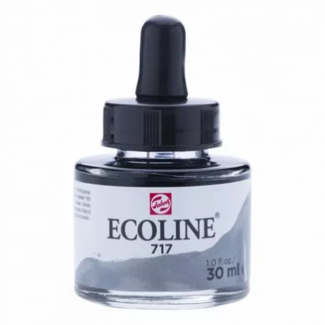 Akvarellfesték koncentrátum 717, Talens Ecoline Liquid Watercolour  / Cold Grey -  (30 ml)