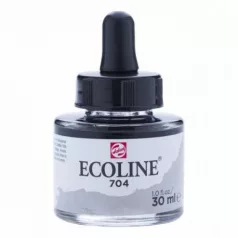   Akvarellfesték koncentrátum 704, Talens Ecoline Liquid Watercolour  / Grey -  (30 ml)