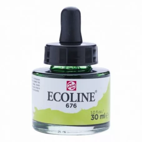 Akvarellfesték koncentrátum 676, Talens Ecoline Liquid Watercolour  / Grass Green -  (30 ml)