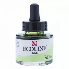   Akvarellfesték koncentrátum 666, Talens Ecoline Liquid Watercolour  / Pastel Green -  (30 ml)