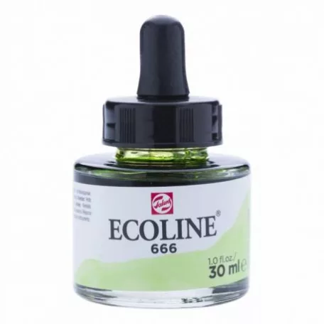 Akvarellfesték koncentrátum 666, Talens Ecoline Liquid Watercolour  / Pastel Green -  (30 ml)