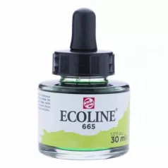   Akvarellfesték koncentrátum 665, Talens Ecoline Liquid Watercolour  / Spring Green -  (30 ml)