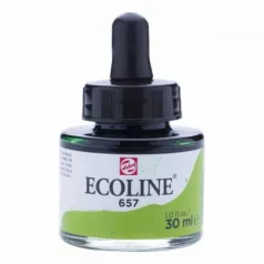   Akvarellfesték koncentrátum 657, Talens Ecoline Liquid Watercolour  / Bronze Green -  (30 ml)