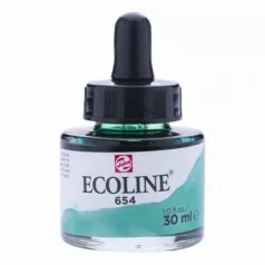   Akvarellfesték koncentrátum 654, Talens Ecoline Liquid Watercolour  / Fir Green -  (30 ml)